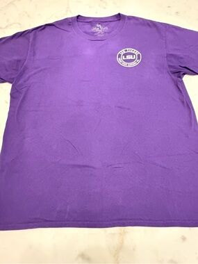 Great State LSU Tigers Short Sleeve Crewneck T-Shirt in Purple Size Large